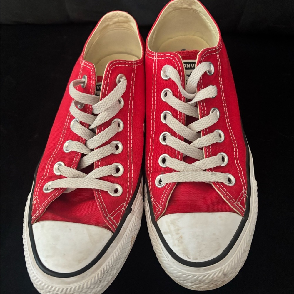 Converse All Star Red Low Rise - Picture 3 of 7